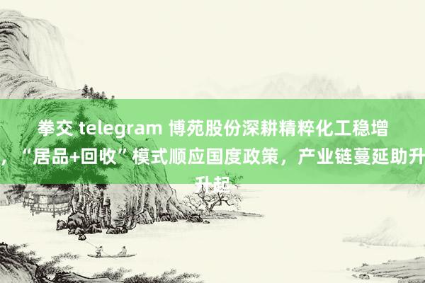 拳交 telegram 博苑股份深耕精粹化工稳增长，“居品+回收”模式顺应国度政策，产业链蔓延助升起