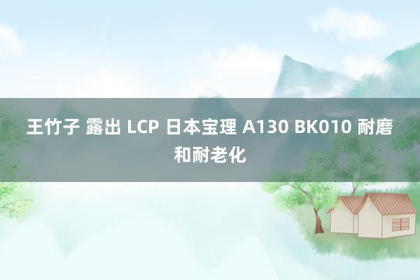 王竹子 露出 LCP 日本宝理 A130 BK010 耐磨和耐老化