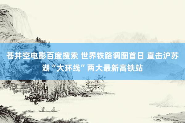 苍井空电影百度搜索 世界铁路调图首日 直击沪苏湖“大环线”两大最新高铁站