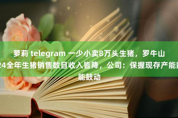 萝莉 telegram 一少小卖8万头生猪，罗牛山2024全年生猪销售数目收入皆降，公司：保握现存产能鼓动